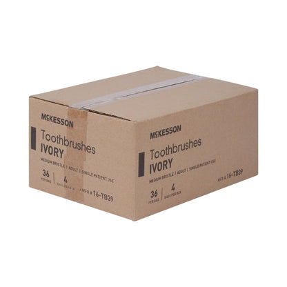 TOOTHBRUSH, TUFT 39 LF INDV WRPD (144/BX 10BX/CS)