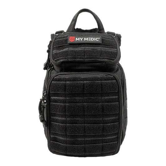 FIRST AID KIT, RECON STD 250PCNYLON BAG BLK 12.5X8.5X7.25"