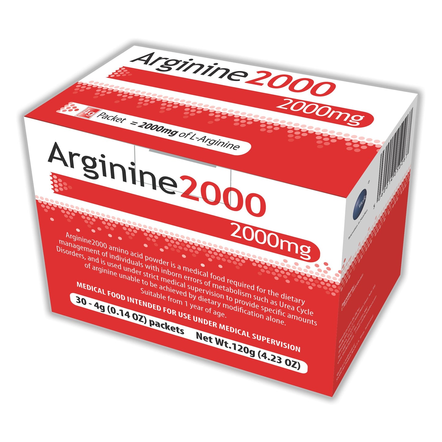 VITAFLO ARGININE 2000, PDR AMINO ACID 4GM (30/BX)