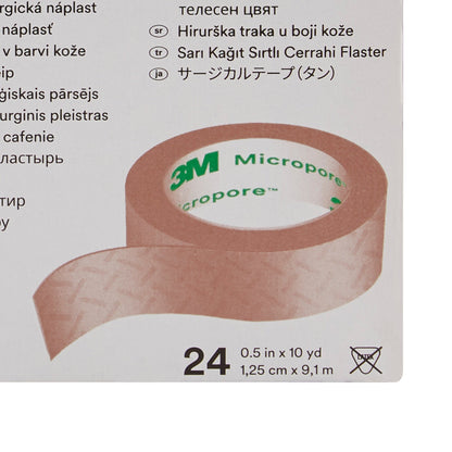 TAPE, ADHSV PAPER BRN 1/2"X10YDS (24/BX) 3M