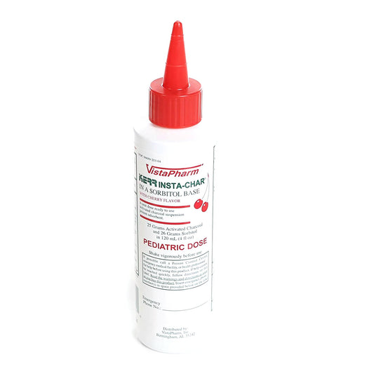 INSTA-CHAR SORBITOL, SUSP PED CHERRY 25MG/4OZ 4OZ