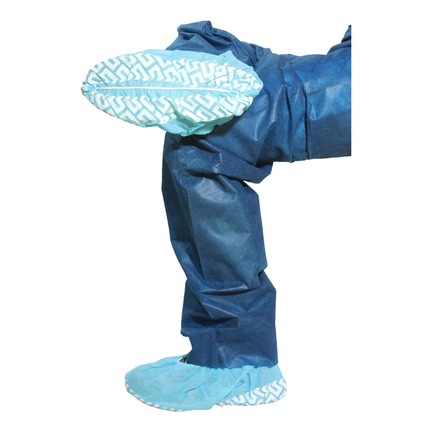 SHOE COVER, NON SKID BLU (100/BG 10BG/CS)