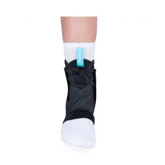 ANKLE BRACE, EXOFORM W/STRAP BLU MED
