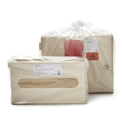 CABINET, SHARPS W/GLOVE HOLDER