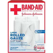 GAUZE, BNGH KLING 4"X3.6YDS (5/BX 12BX/CS) J&JOTC