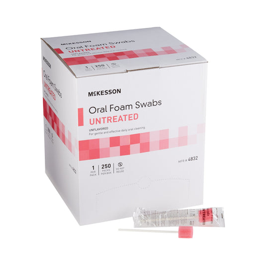 ORAL FOAM SWABSTICK, UNTREATEDBX/CS)