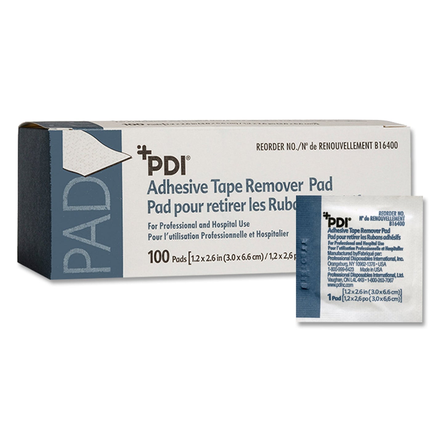 PAD, ADHSV TAPE REMOVER (100/BX)