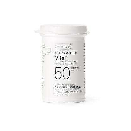 STRIP, TEST GLUCOCARD VITAL (50/BX 12BX/CS)