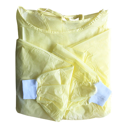 GOWN, PROCEDURE N/S YLW LG 45"(10/BG 10BG/CS)