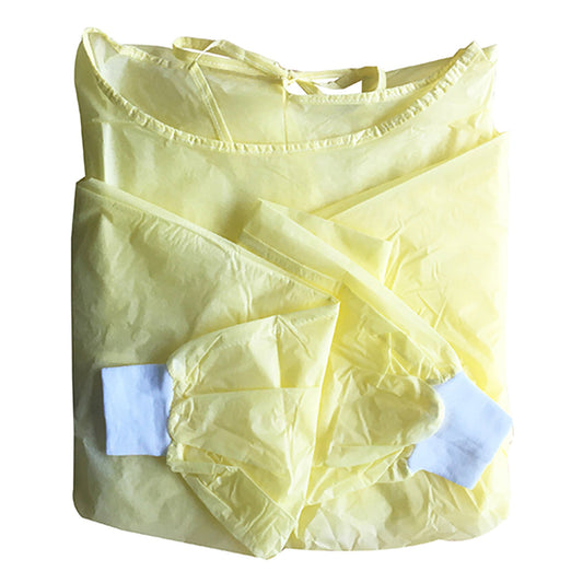 GOWN, PROCEDURE N/S YLW LG 45"(10/BG 10BG/CS)