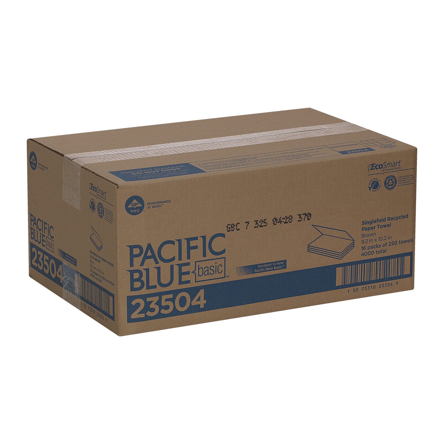 TOWEL, PAPER SNGL-FOLD BRN