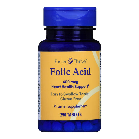 FOLIC ACID, TAB FT SM 400MCG (250/BT)