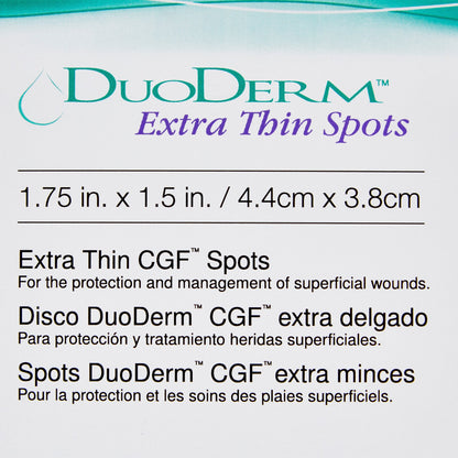 DRESSING, DUODERM X-THIN OVAL 1 3/4X1 1/2 (20/BX)