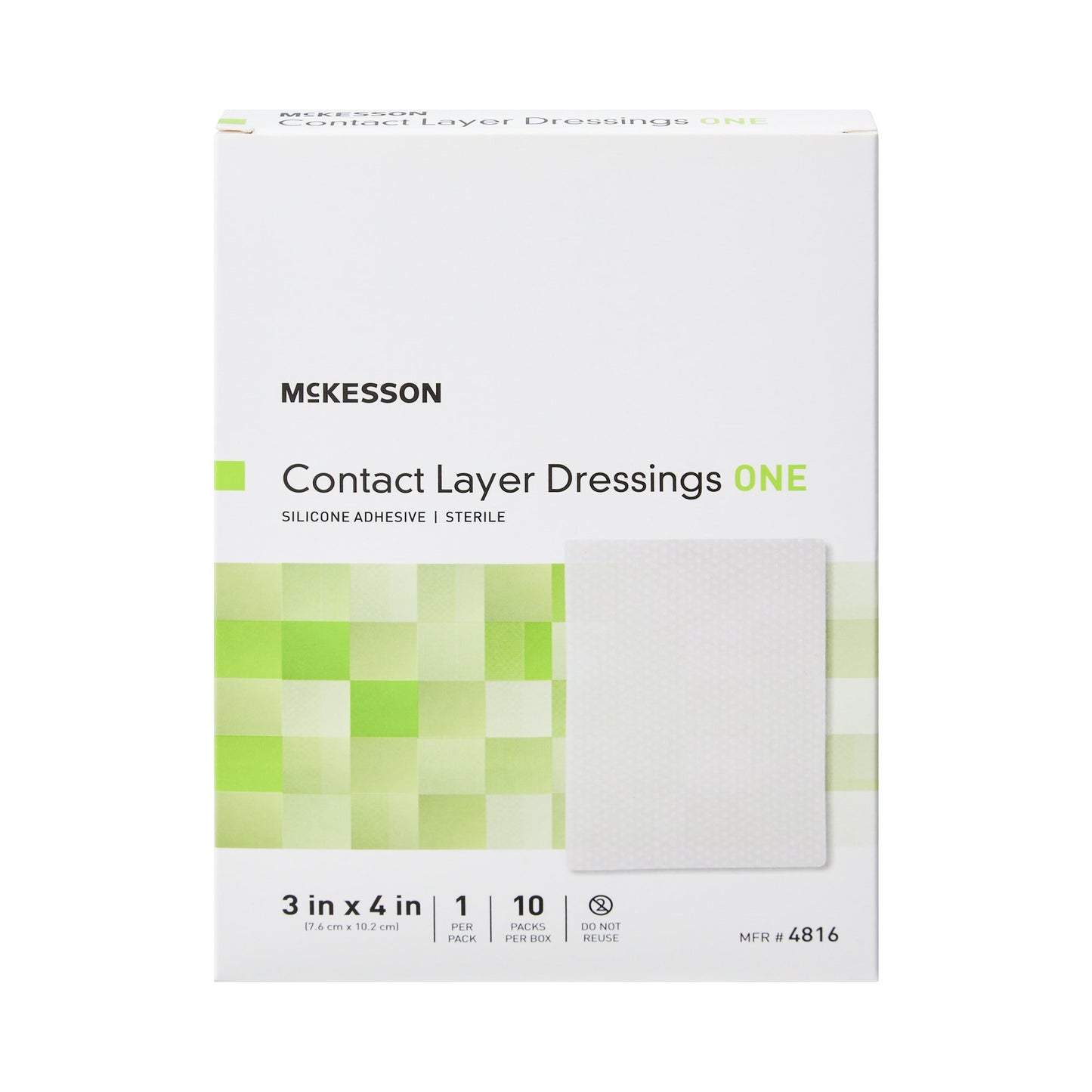 DRESSING, ONE CONTACT LAYER STR 3"X4" (10/BX 4BX/CS)