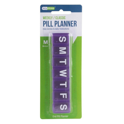 PILL REMINDER, 7 DAY CLASSIC MED (6/PK)