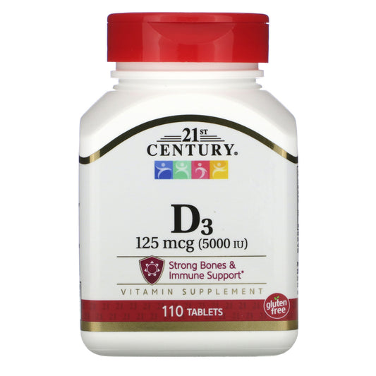 VITAMIN D, TAB 5000IU (110/BT)