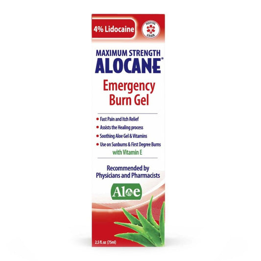 ALOCANE MAX, GEL EMER BURN 4%-0.13% 2.5OZ