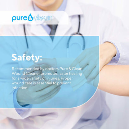 CLEANSER, WND PURE AND CLEAN 8OZ (12BT/BX)