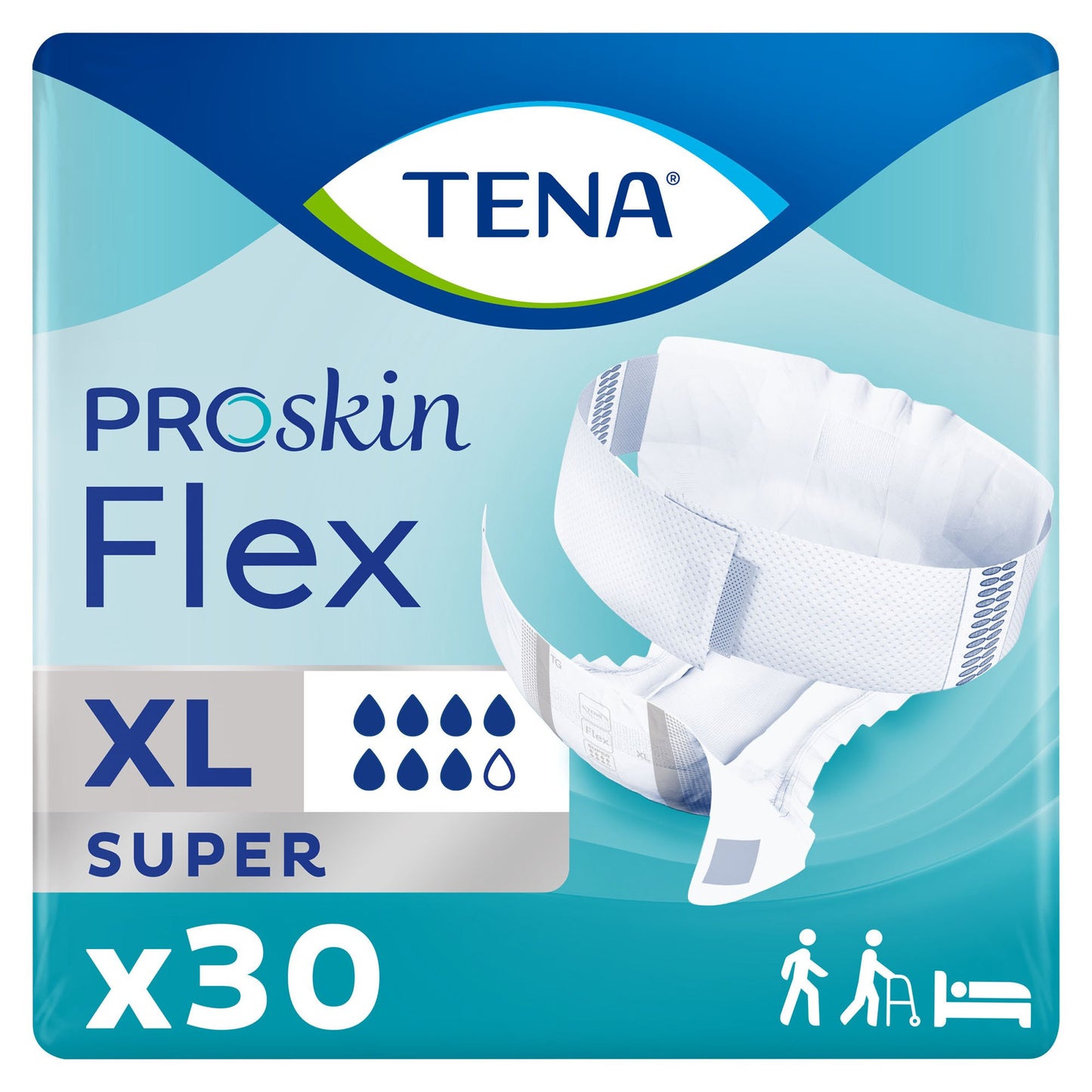 BRIEF, TENA SUPER SZ20 41"X61"(30/PK 3PK/CS) SCAPER