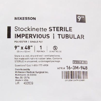STOCKINETTE, IMPERV STR 9"X48"(12/CS)