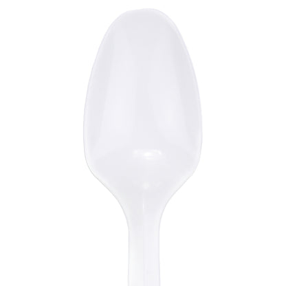 TEASPOON, PLAS WHT 5.5" (1000/CS)
