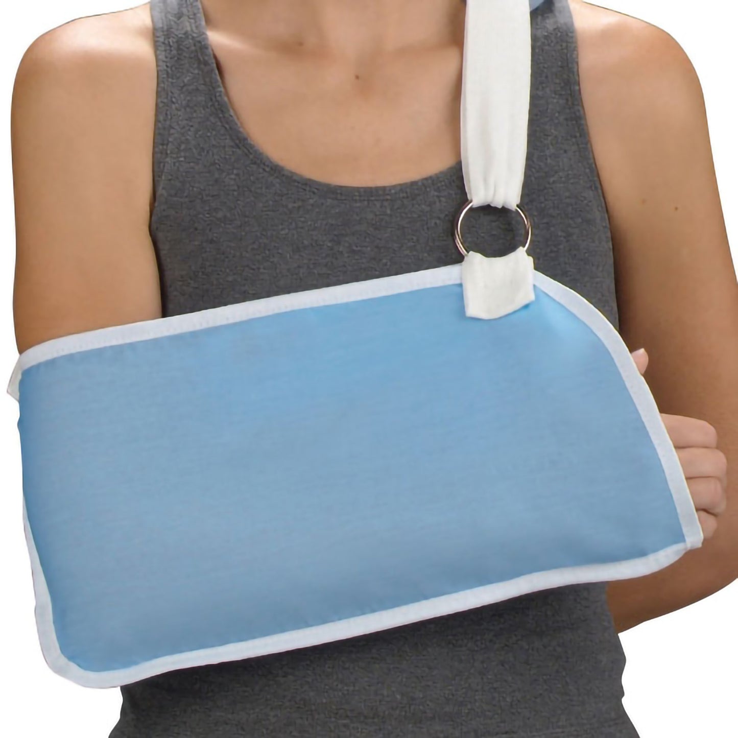 ARM SLING, FOAM PAD LTBLU MED (12/CS)