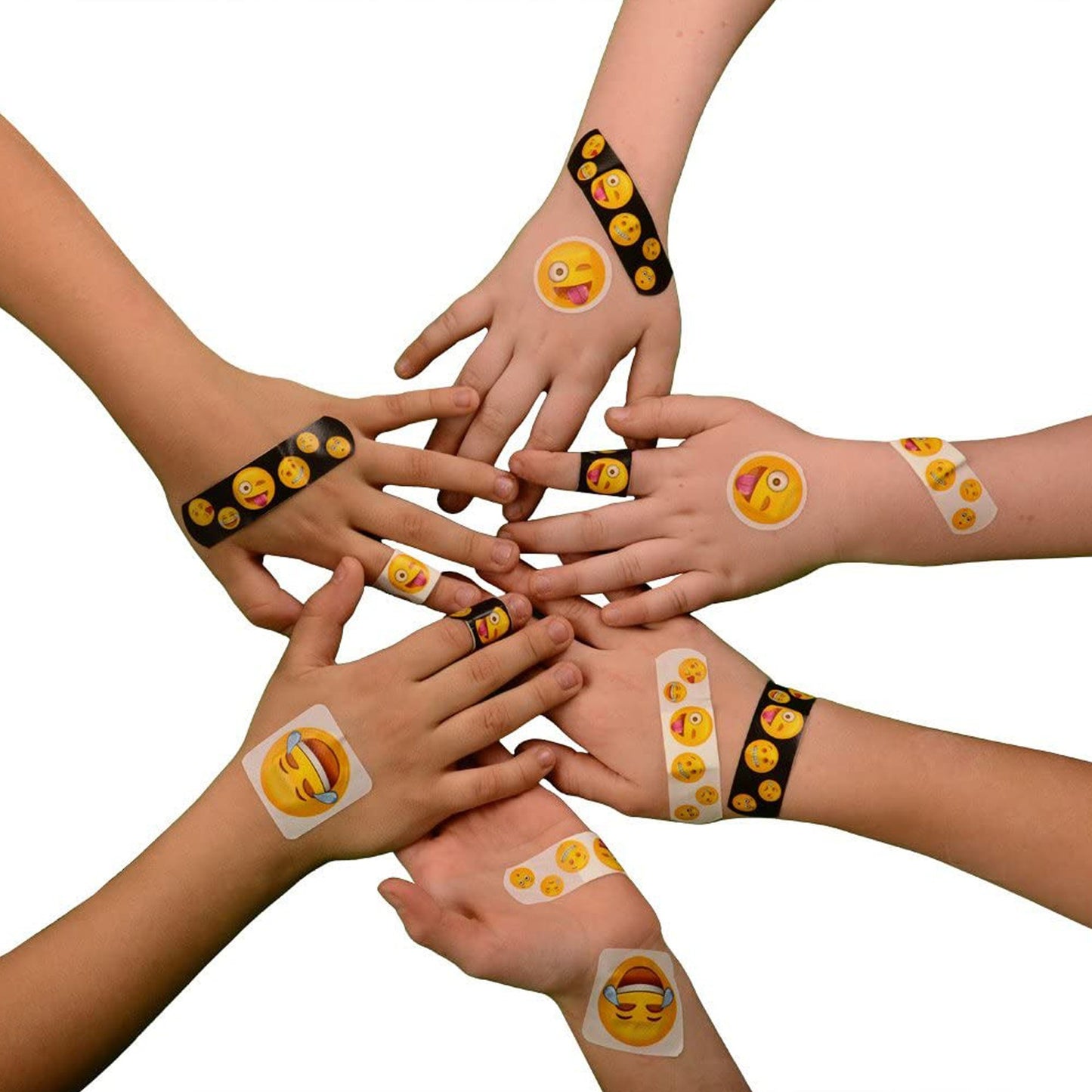 BANDAGE, ADH EMOJI LF KIDS (100/BX 12BX/CS)