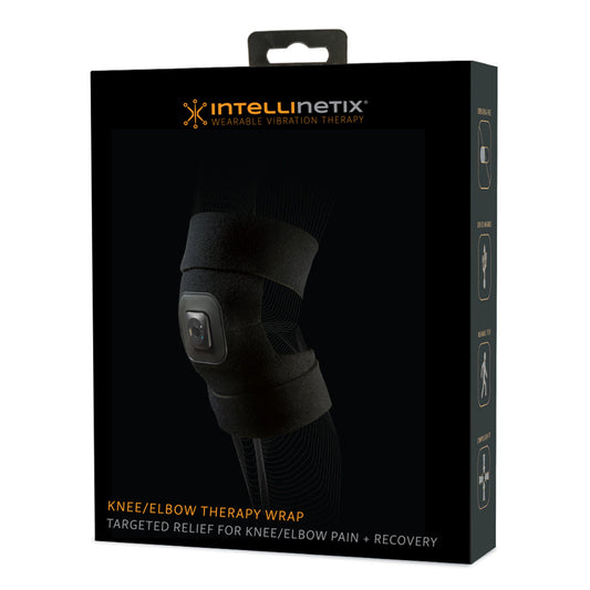 WRAP, THERAPY KNEE/ELBOW INTELLINETIX N/INVASIVE BLK ADJ SZ