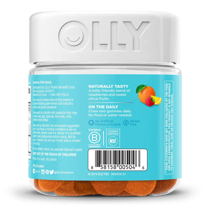 OLLY, GUMMY PRENATAL FOLIC ACID+DHA CIT (60/BT)