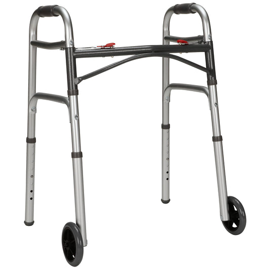 WALKER, FOLDING JR W/5" WHEELS350LBS (4/CS)