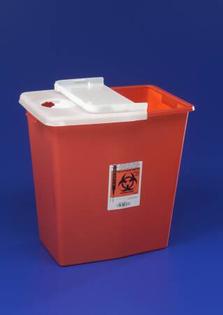 CONTAINER, SHARPS RED 12GL W/LID (10/CS)