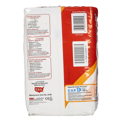 BRIEF, DISP ADLT MD (12/PK,8PK/CS)