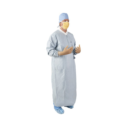 GOWN, SURG AERO CHROME AAMI 4 STR SLVR LG (32/CS)