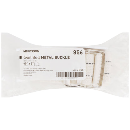 BELT, GAIT W/BCKL HVY DTY WHT 60" (48/CS)
