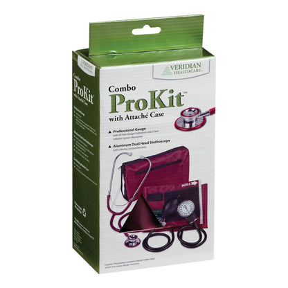 PRO KIT, SPHYGMOMANOMETER COMBO W/CASE HUNTER GRN (20/CS)