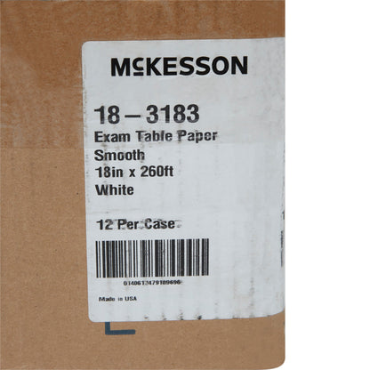 PAPER, TABLE SMOOTH WHT 18"X260' (12/CS)