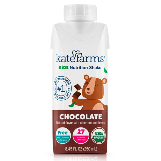 SUPPLEMENT, SHAKE KATE FARMS KIDS CHOCOLATE 250ML (12/CS)