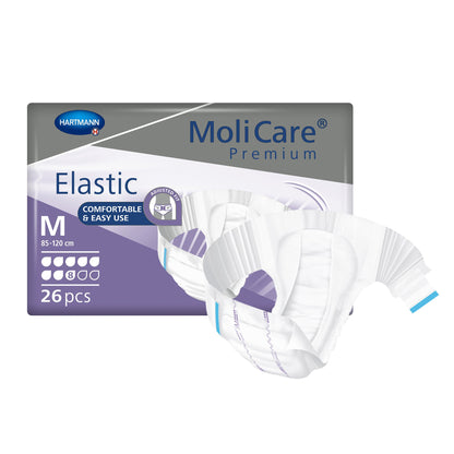 BRIEF, MOLICARE PREMIUM ELAS DISP 8D MED (26/BG 3BG/CS)