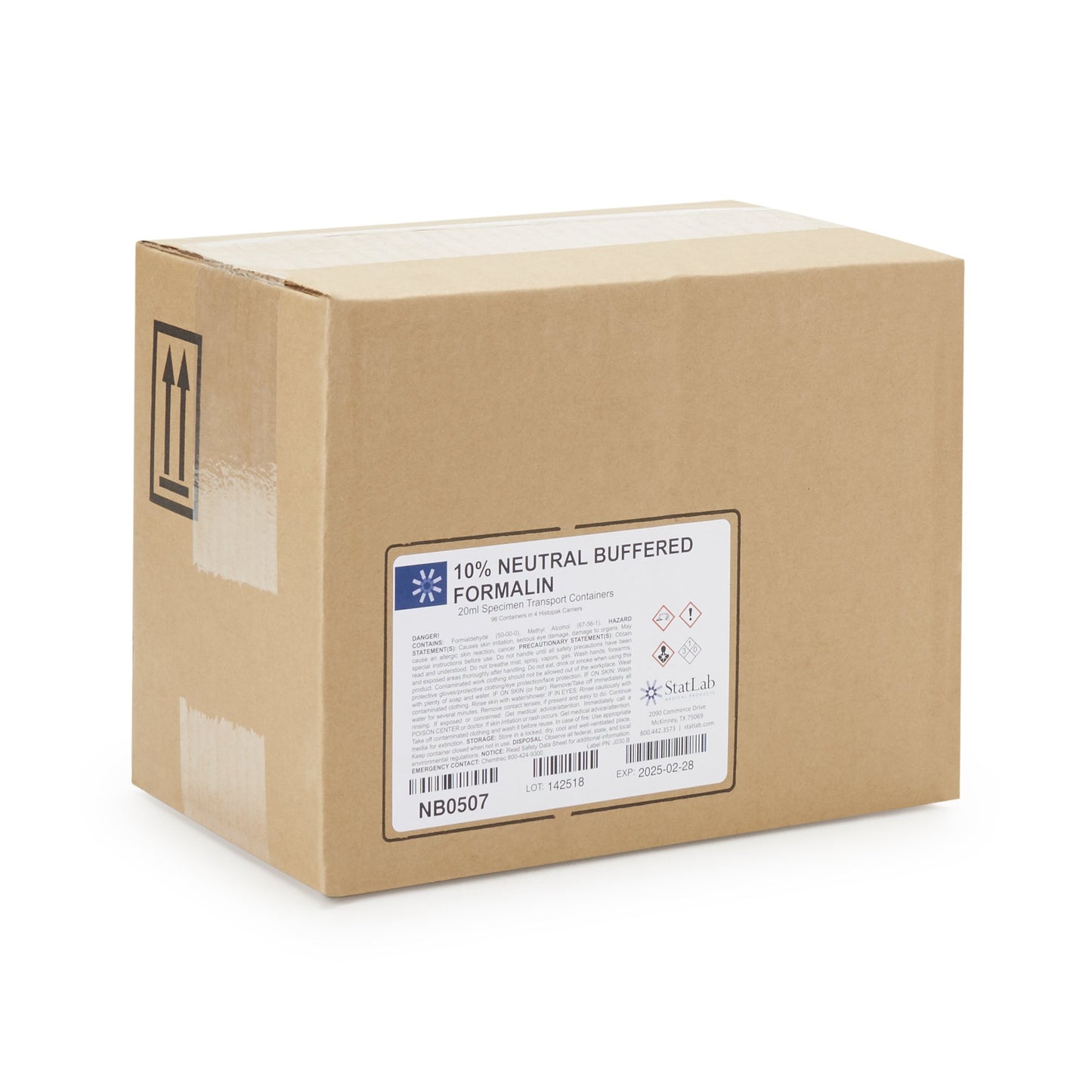 FORMALIN, NEUTRAL BUFFERED PREFILL 20ML (96/CS)