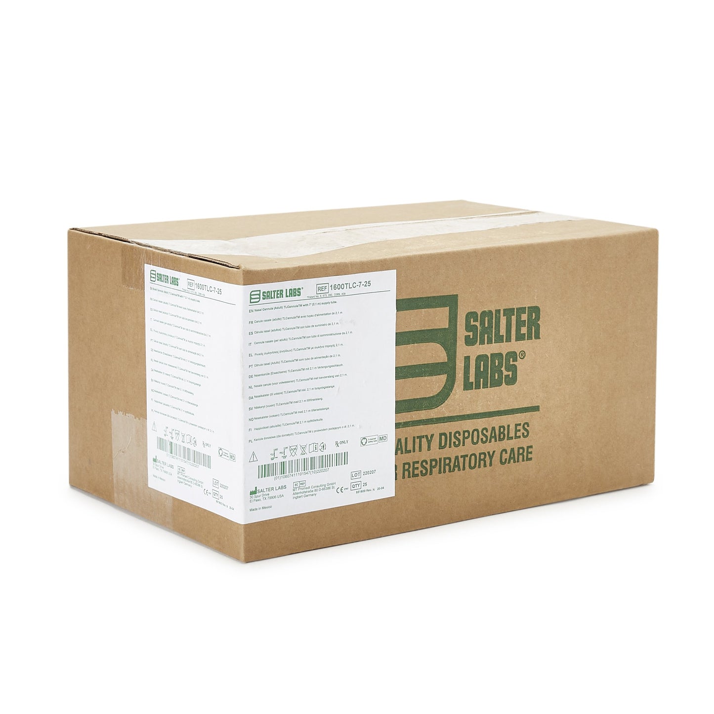 CANNULA, ADLT AIR CUSHION (25/CS) SALTLB