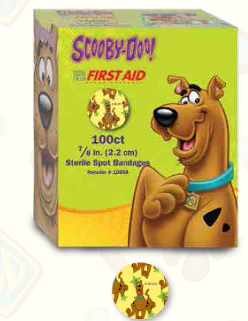 BANDAGE, ADH SPOT SCOOBY DOO 7/8" (100/BX 24BX/CS DERSCI