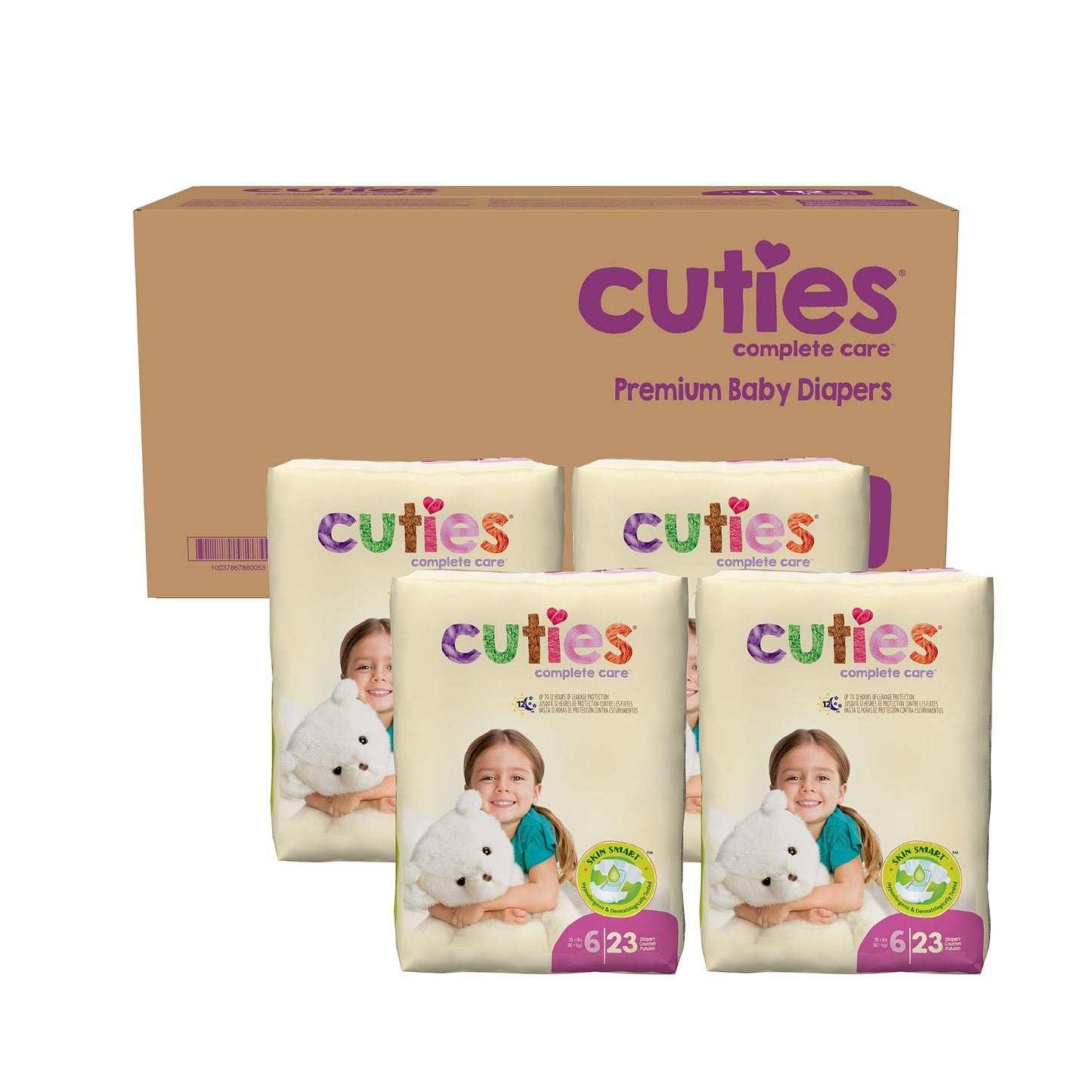 DIAPER, BABY CUTIES SZ6 (23/PK4PK/CS)