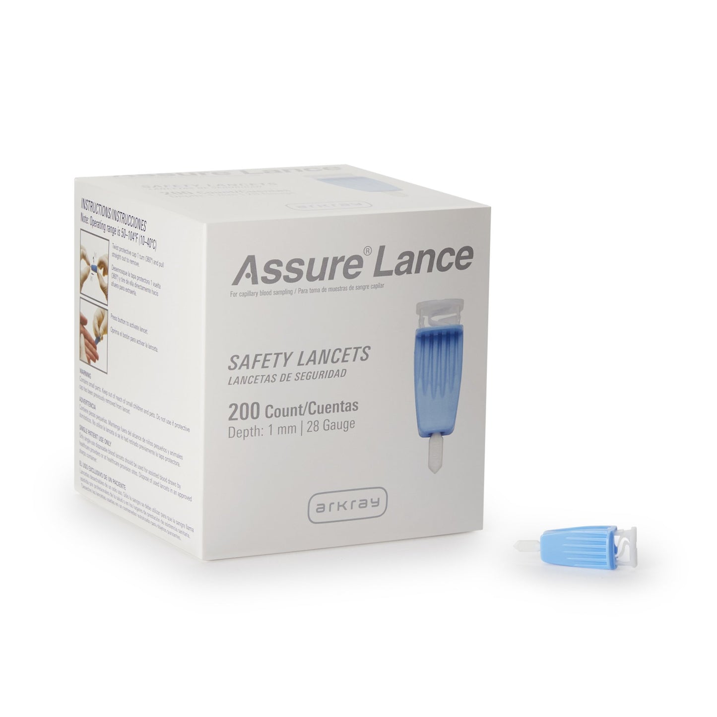 LANCET, SFTY MICROFLOW 28G (200/BX 24BX/CS)