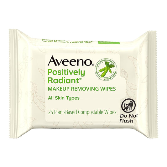 AVEENO, WIPES MAKEUP REMOVING (25/PK)