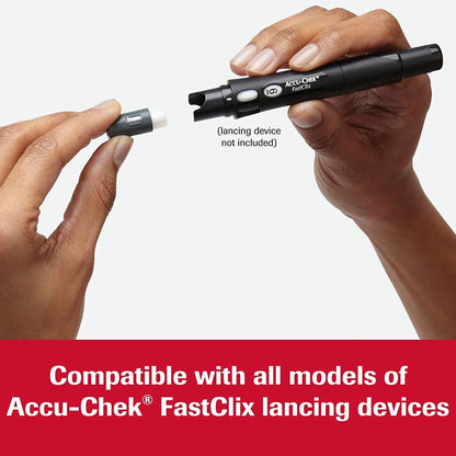 LANCET, GLUC ACCU-CHEK FASTCLIX (102/BX 12BX/CS)