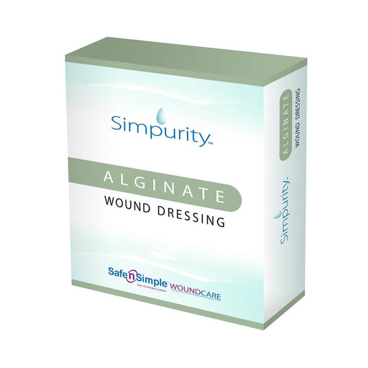 ROPE, ALGINATE SIMPURITY WOUNDDRESSING 4"X8" (5/BX 16BX/CS)