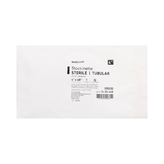STOCKINETTE, TUBULAR 2PLY STR 4"X48"(20/CS)