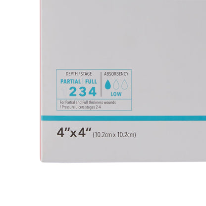 DRESSING, DERMAFILM W/BORDER THIN 4"X4" (10/BX)