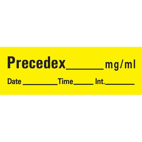 TAPE, ANES PRECEDEX YLW 1 1/2"X1/2"