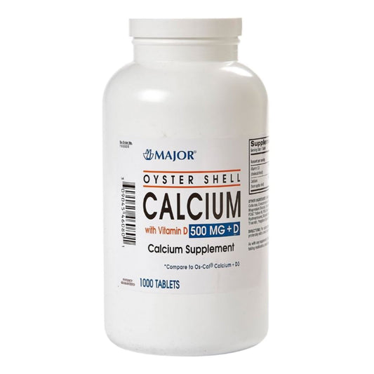 OYSTER SHELL CALCIUM+D, TAB 500MG (150/BT)